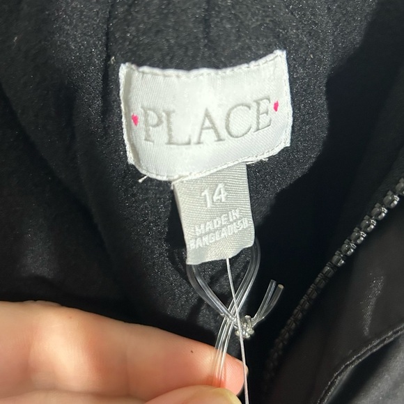 Children’s Place Snow Ski Pants Fleece Lined Water Resistant Size 14 NWT Black - Picture 5 of 8
